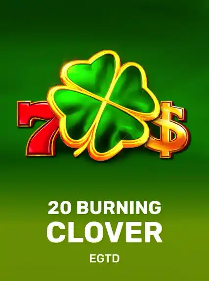20 Burning Clover game tile