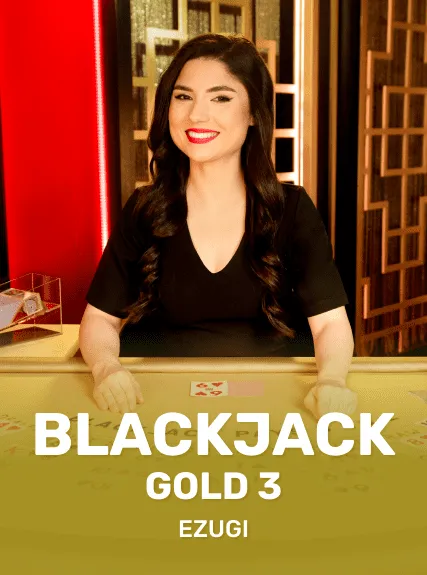 Gold Blackjack 3 game tile